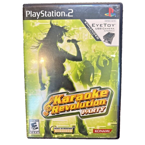 Karaoke Revolution Party PS2 Game Manual & Original Case - Picture 1 of 5